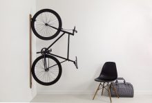 How to hang bike on wall