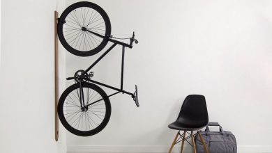 How to hang bike on wall