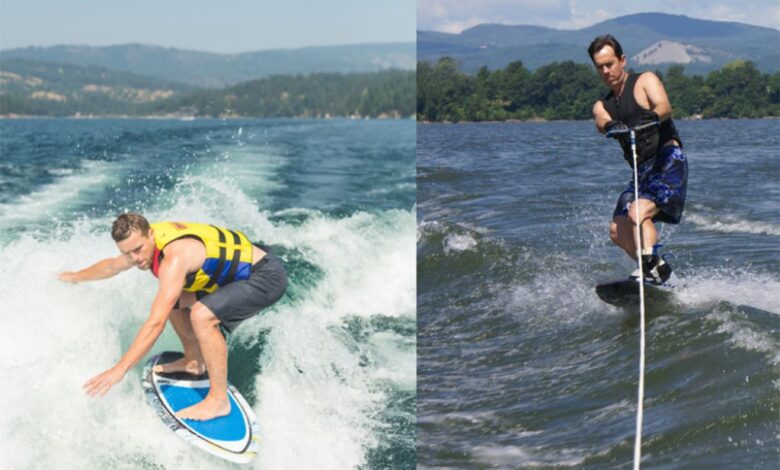 Is wakeskating harder than wakeboarding?