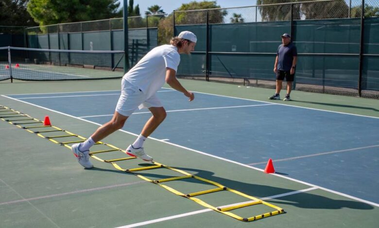 how to improve footwork in tennis