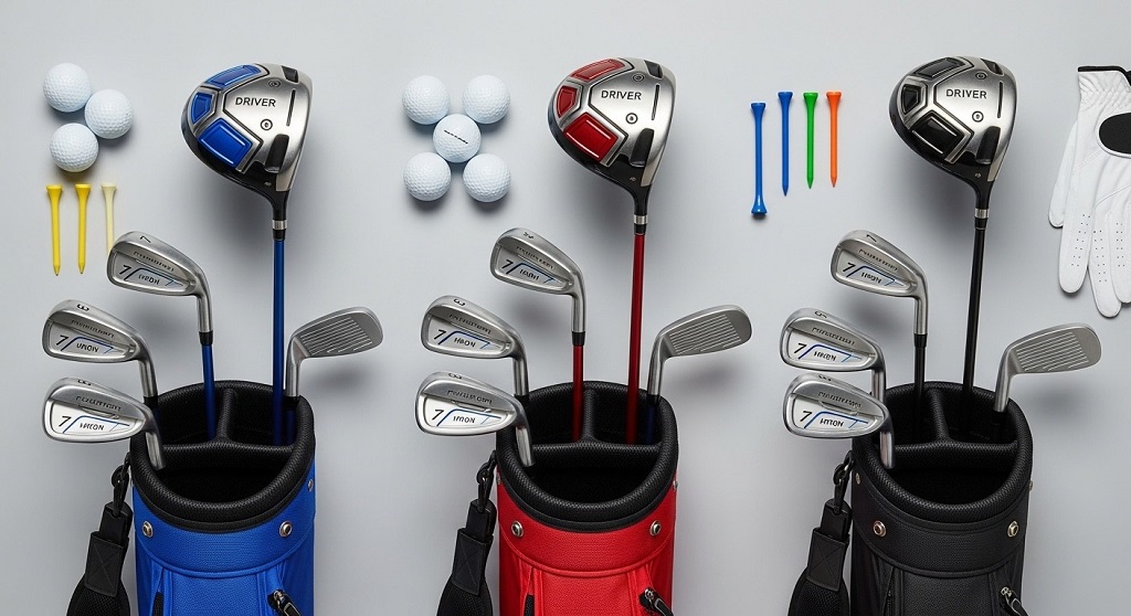 Starter golf clubs designed for new players