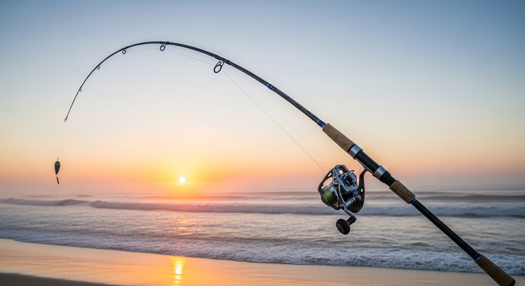 10-12 ft surf rods used for saltwater fishing