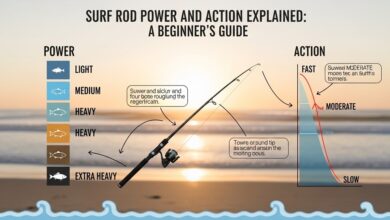 Medium vs medium heavy surf rod bending comparison