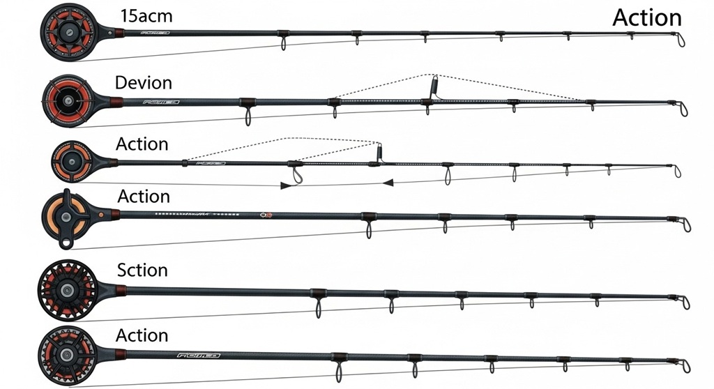 Surf angler casting with medium heavy fast action rod